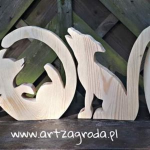 ArtZagroda - Napisy z drewna: Psiowe LOVE